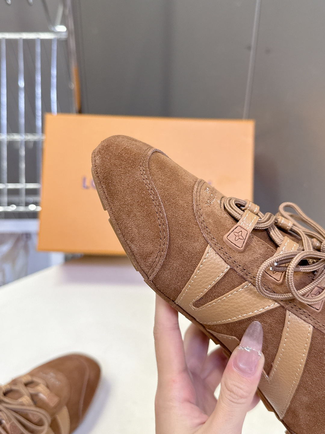 Louis Vuitton路易威登驴牌春夏Sneakerina系列 芭蕾运动鞋 德训鞋 平底鞋 原版三对