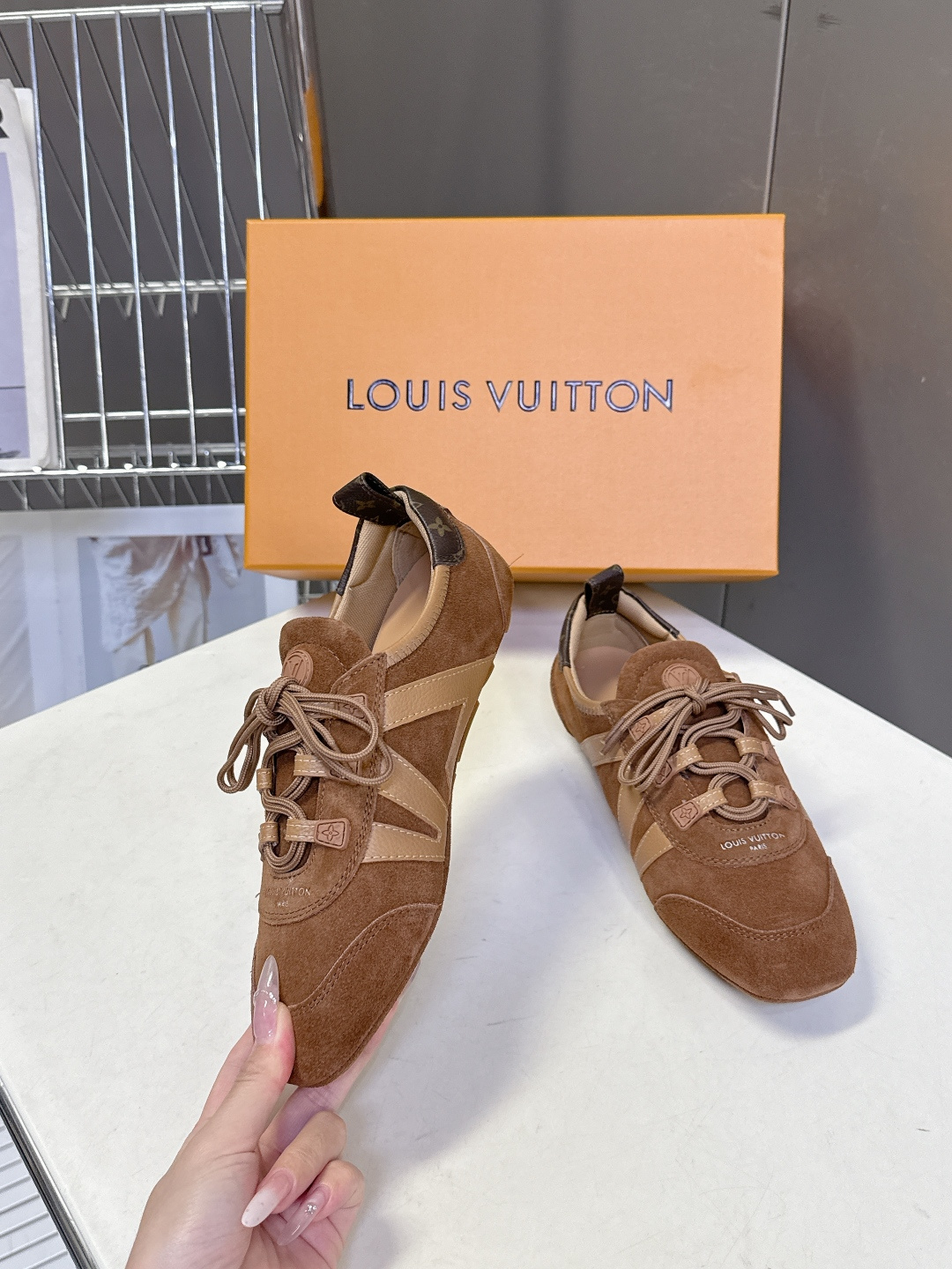 Louis Vuitton路易威登驴牌春夏Sneakerina系列 芭蕾运动鞋 德训鞋 平底鞋 原版三对