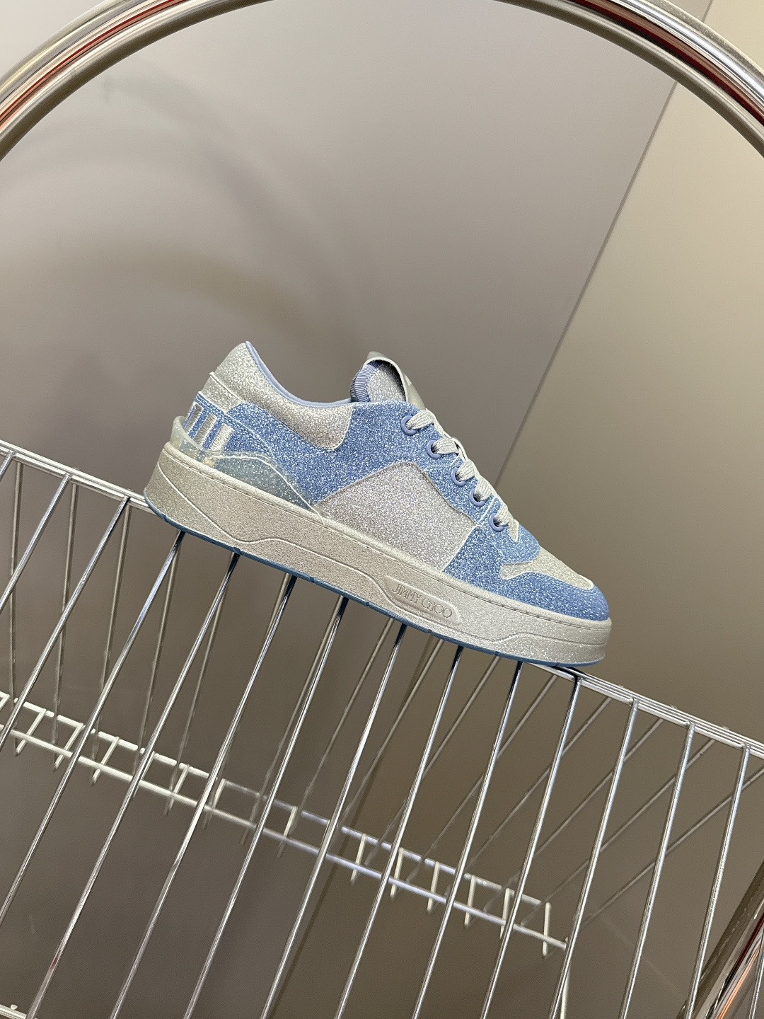 Jimmy Choo 吉米周FLORENT春夏最新款 滑板鞋 休闲鞋王一博央视春晚舞台同款 专柜断货王 