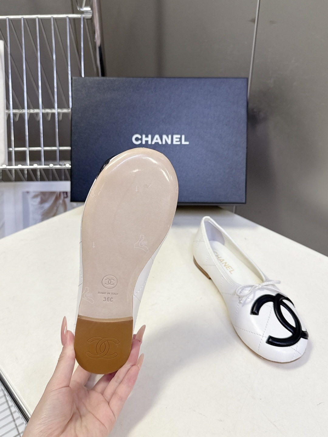 CHANEL香奈儿春夏最新款coco beach康鹏芭蕾舞平底鞋超多明星网红种草 专柜一鞋难求 经典复古