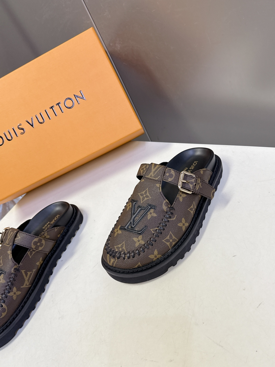 Louis Vuitton Louis Vuitton路易威登春夏最新款穆勒勃肯半拖