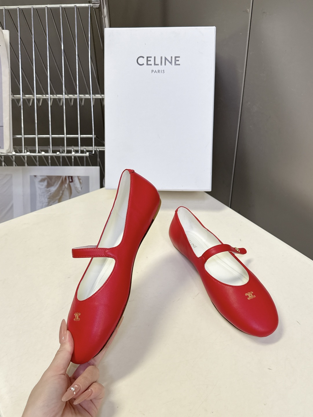 Celine CELINE思琳春夏最新款玛丽珍芭蕾平底鞋