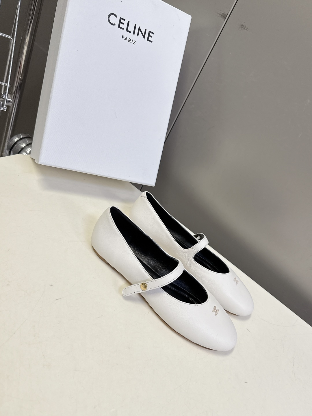 Celine CELINE思琳春夏最新款玛丽珍芭蕾平底鞋