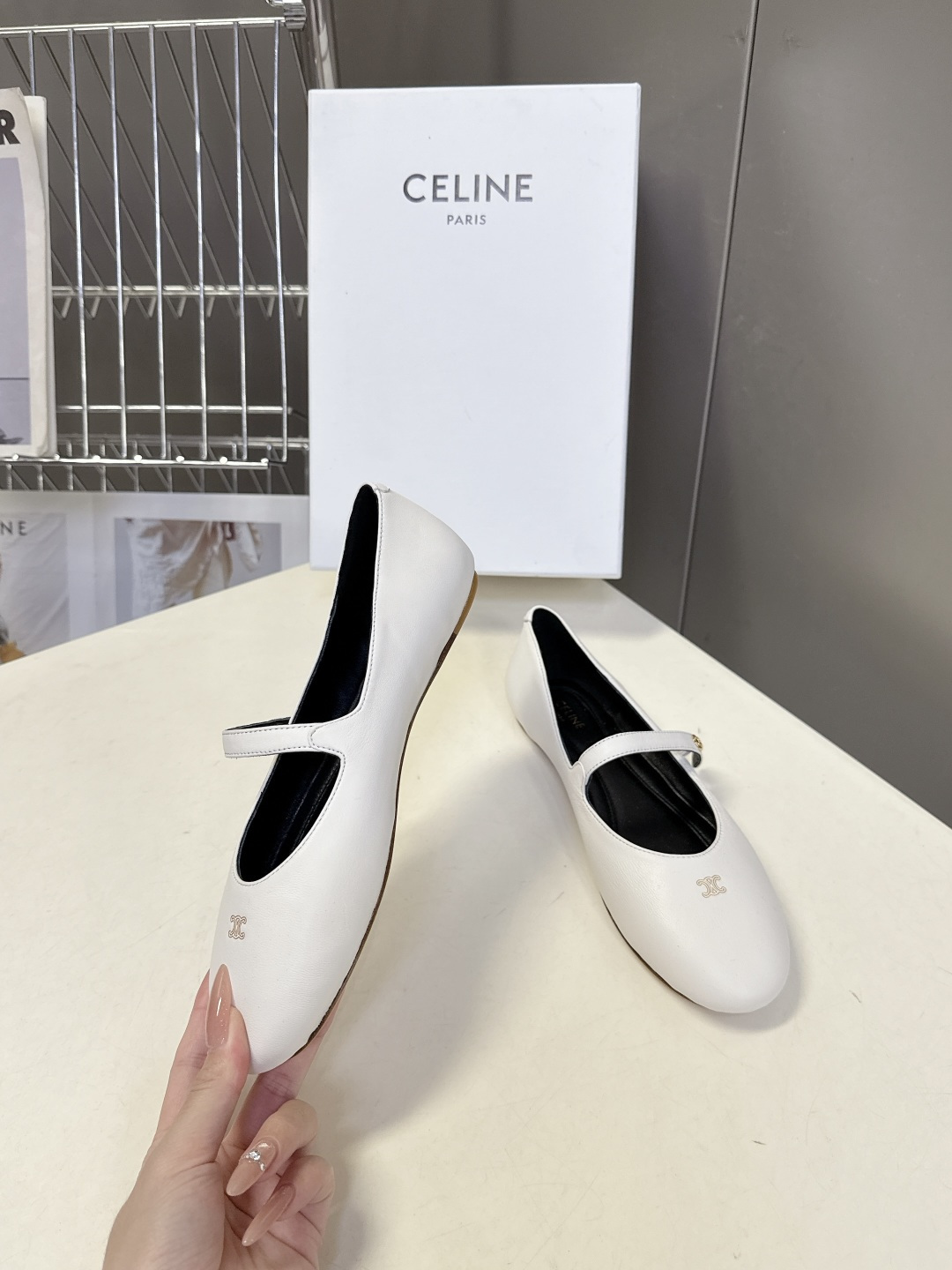 Celine CELINE思琳春夏最新款玛丽珍芭蕾平底鞋