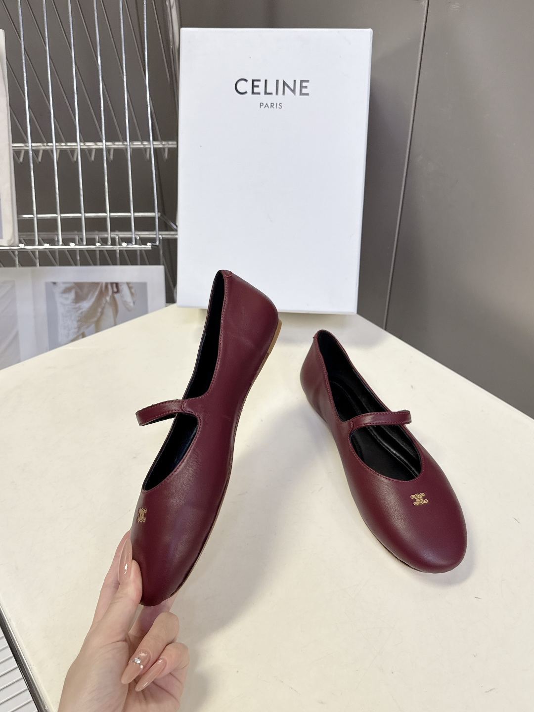 Celine CELINE思琳春夏最新款玛丽珍芭蕾平底鞋