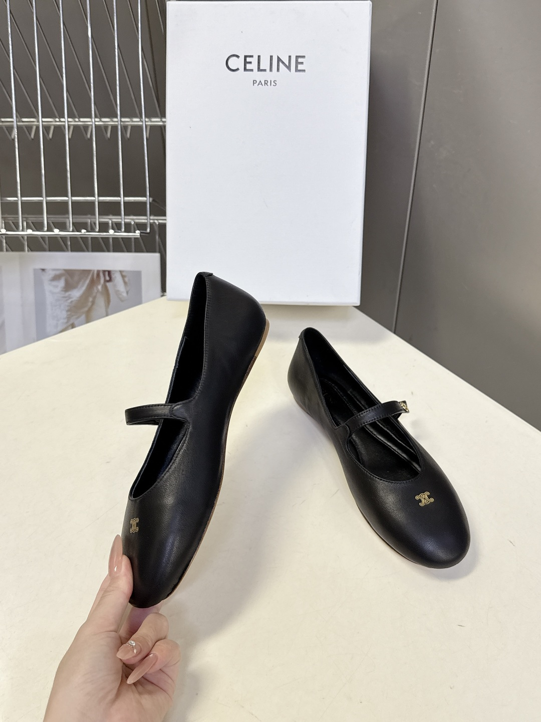 Celine CELINE思琳春夏最新款玛丽珍芭蕾平底鞋