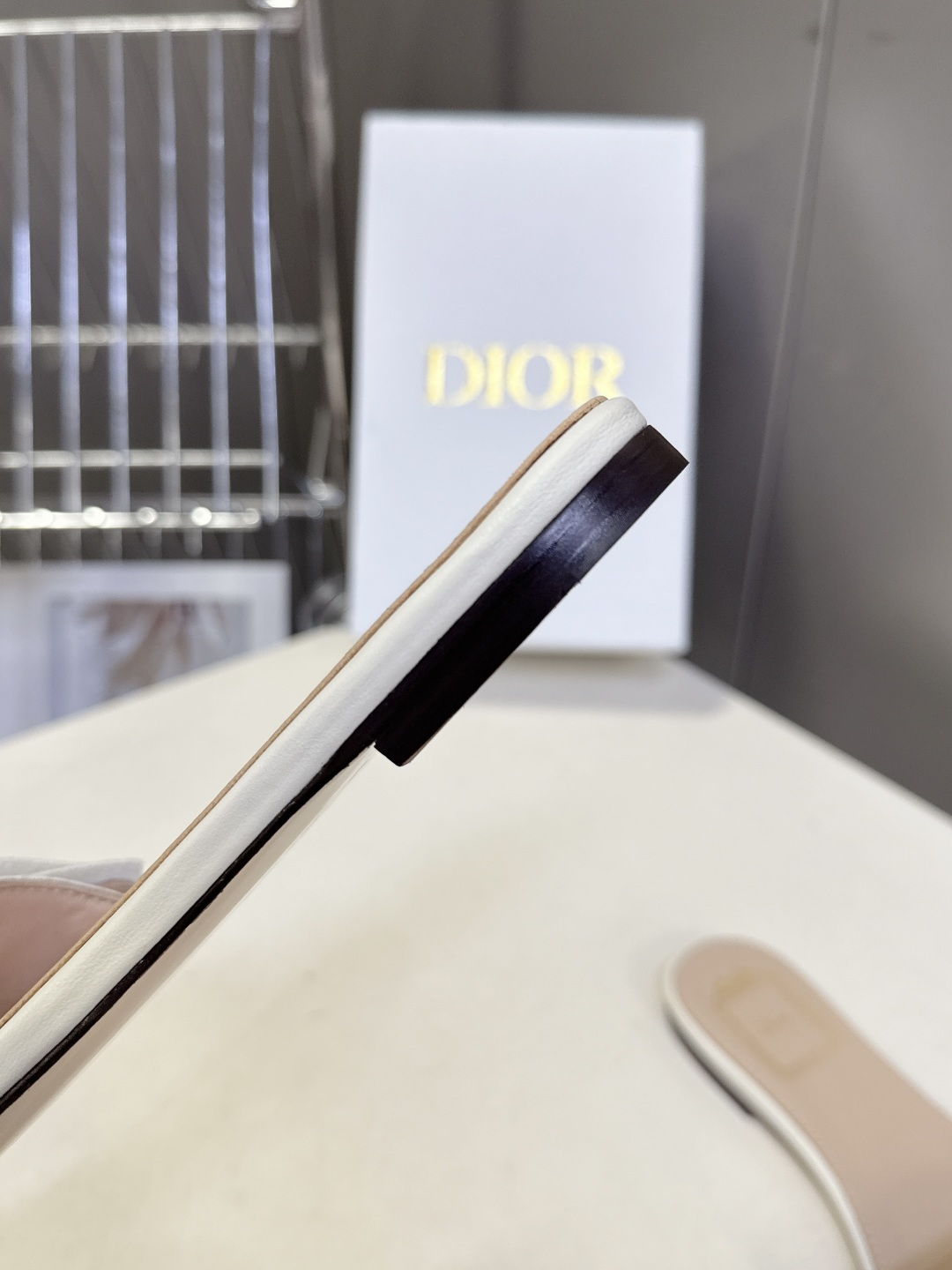 Dior 迪奥Dior春夏最新款蝴蝶结平底凉拖