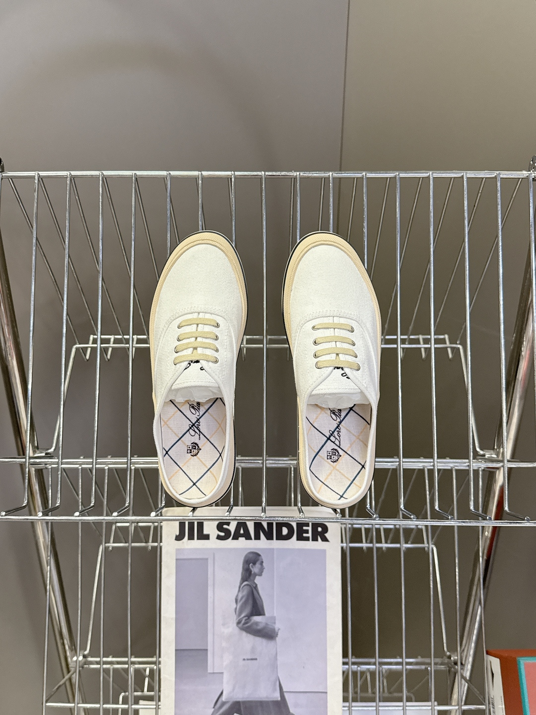 Loro Piana Loro Piana诺悠翩雅春夏最新款帆布半拖鞋