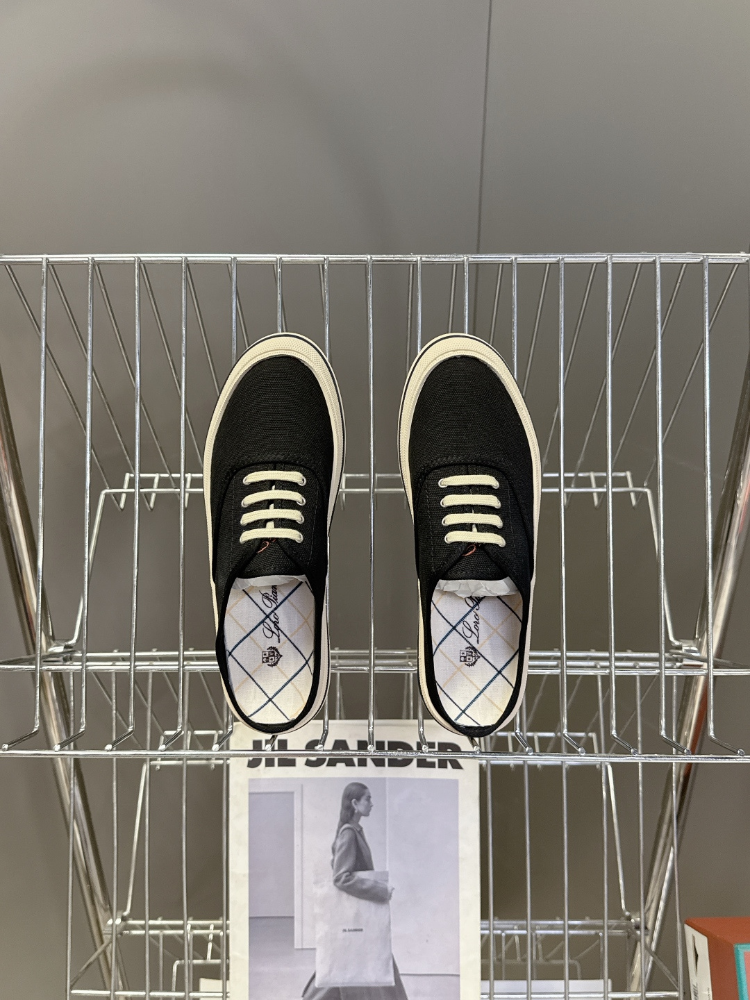 Loro Piana Loro Piana诺悠翩雅春夏最新款帆布半拖鞋