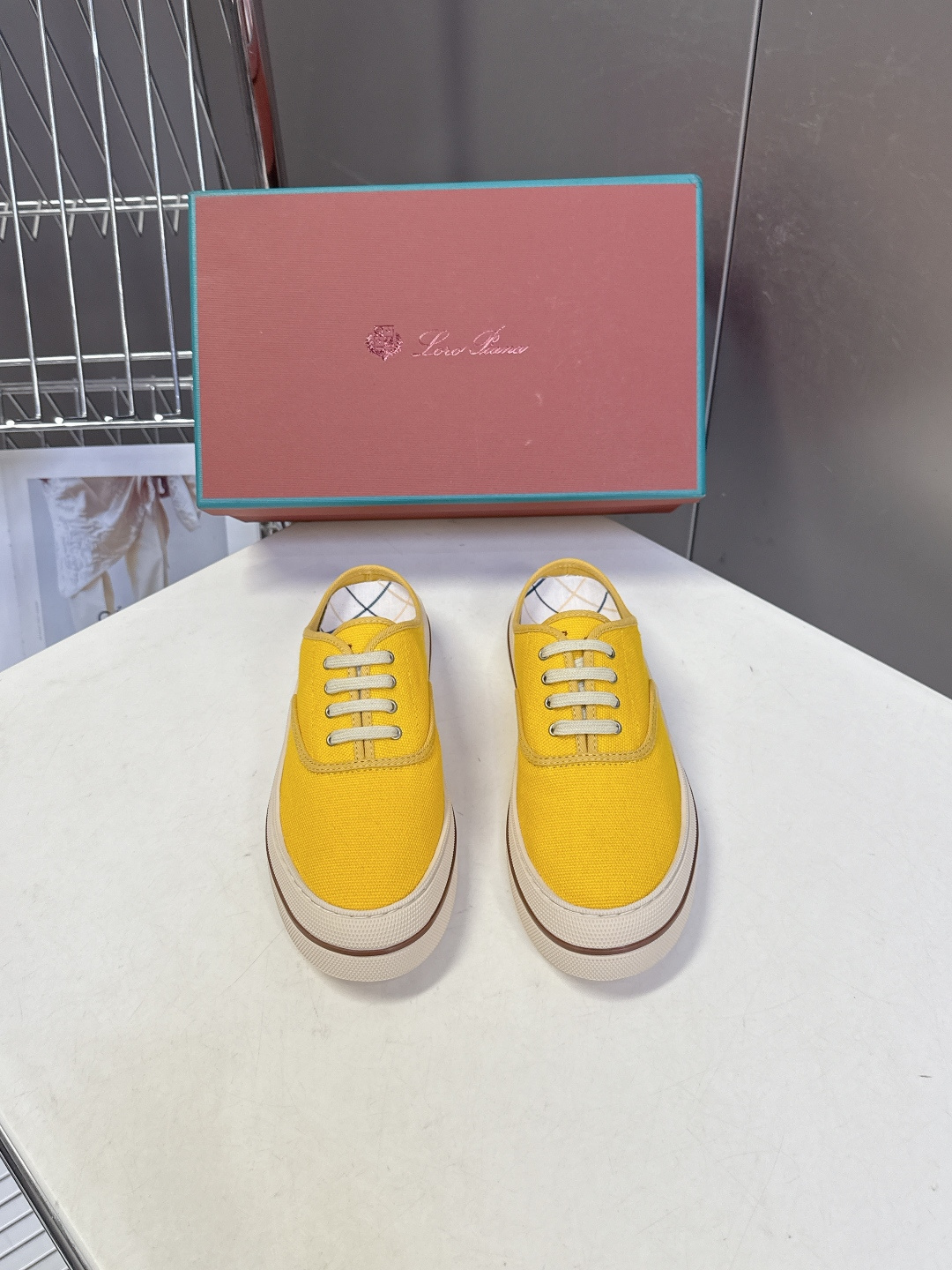 Loro Piana Loro Piana诺悠翩雅春夏最新款帆布半拖鞋
