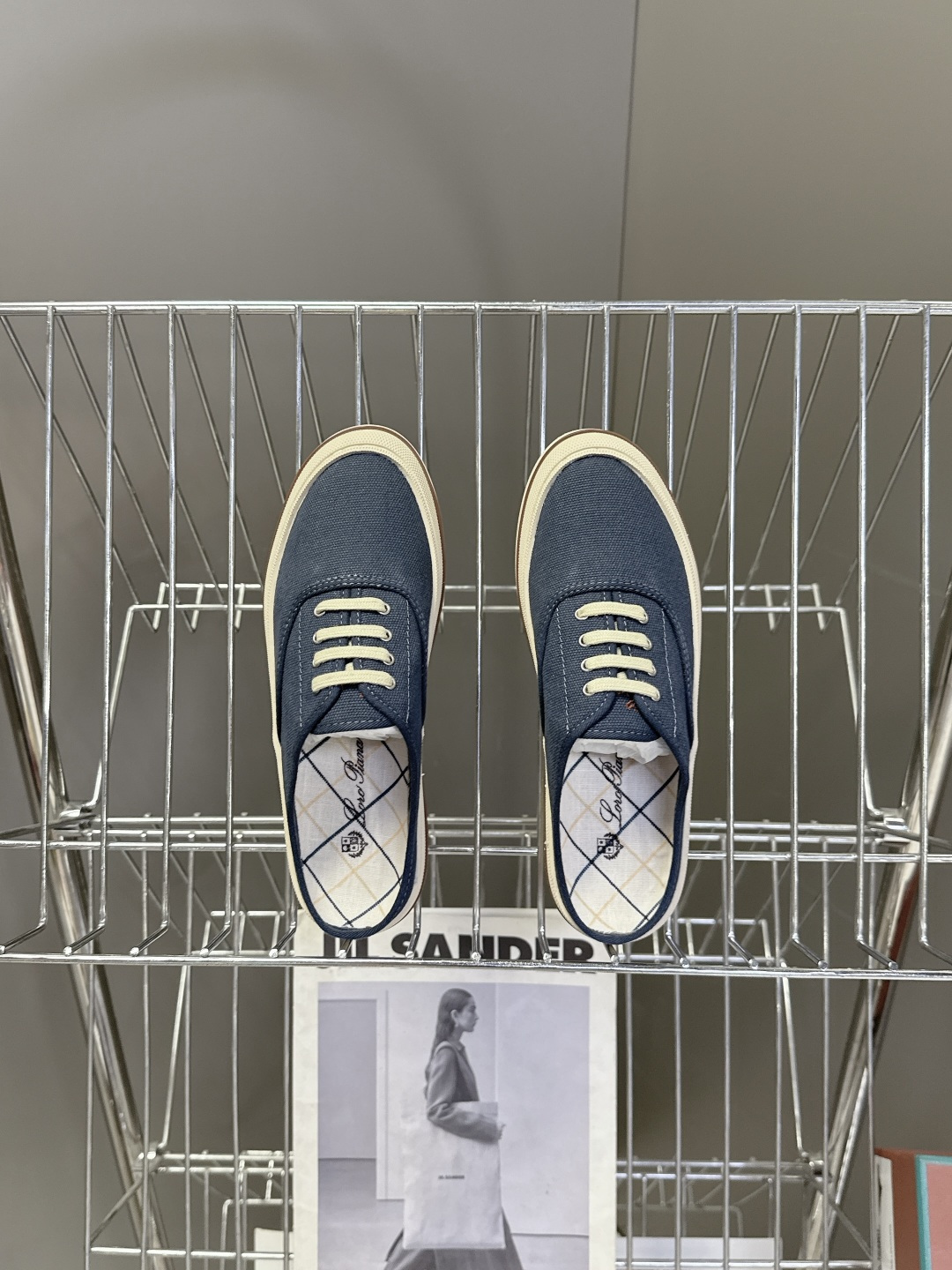 Loro Piana Loro Piana诺悠翩雅春夏最新款帆布半拖鞋