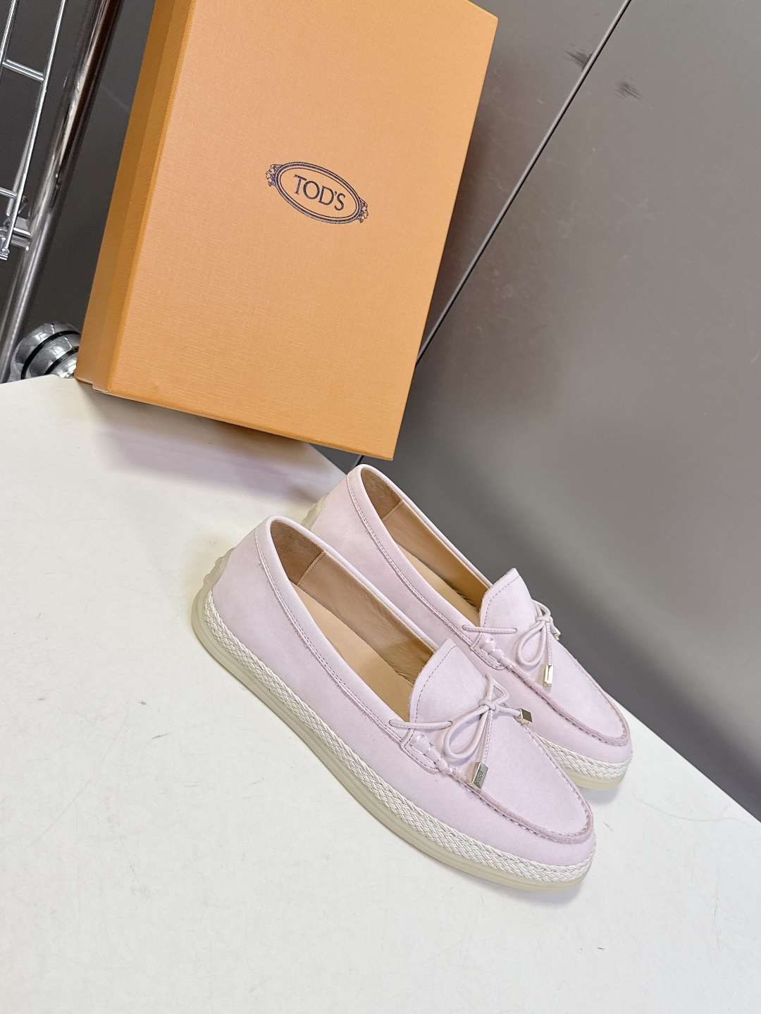 Tod's TOD'S托德斯春夏最新款的草编底乐福鞋