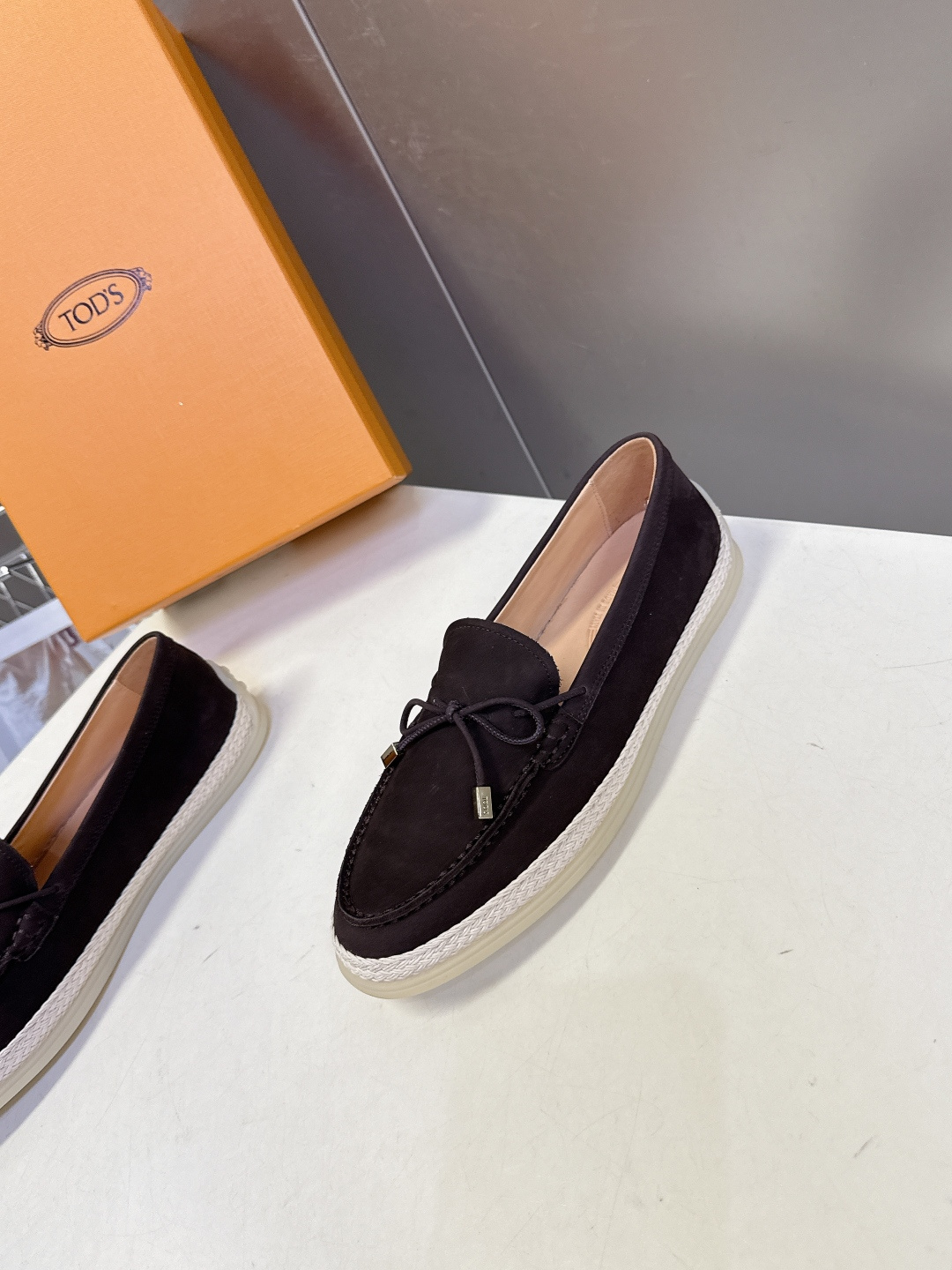 Tod's TOD'S托德斯春夏最新款的草编底乐福鞋