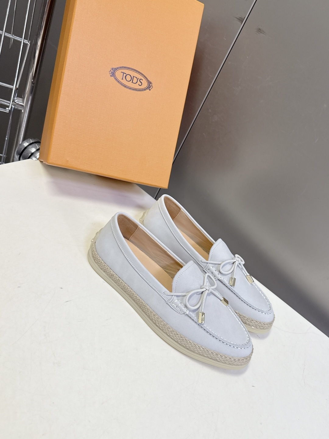 Tod's TOD'S托德斯春夏最新款的草编底乐福鞋