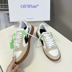 Off-White春夏最新情侣款休闲鞋 德训鞋超多明星网红种草 复古德训鞋型 麂皮+帆布拼接鞋面搭配生胶 Off-White春夏最新情侣款休闲鞋 德训鞋超多明星网红种草 复古德训鞋型 麂皮+帆布拼接鞋面搭配生胶