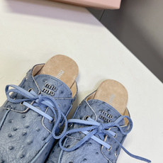 MiuMiu缪缪2026春夏最新款 豆豆鞋 MiuMiu缪缪2026春夏最新款 豆豆鞋