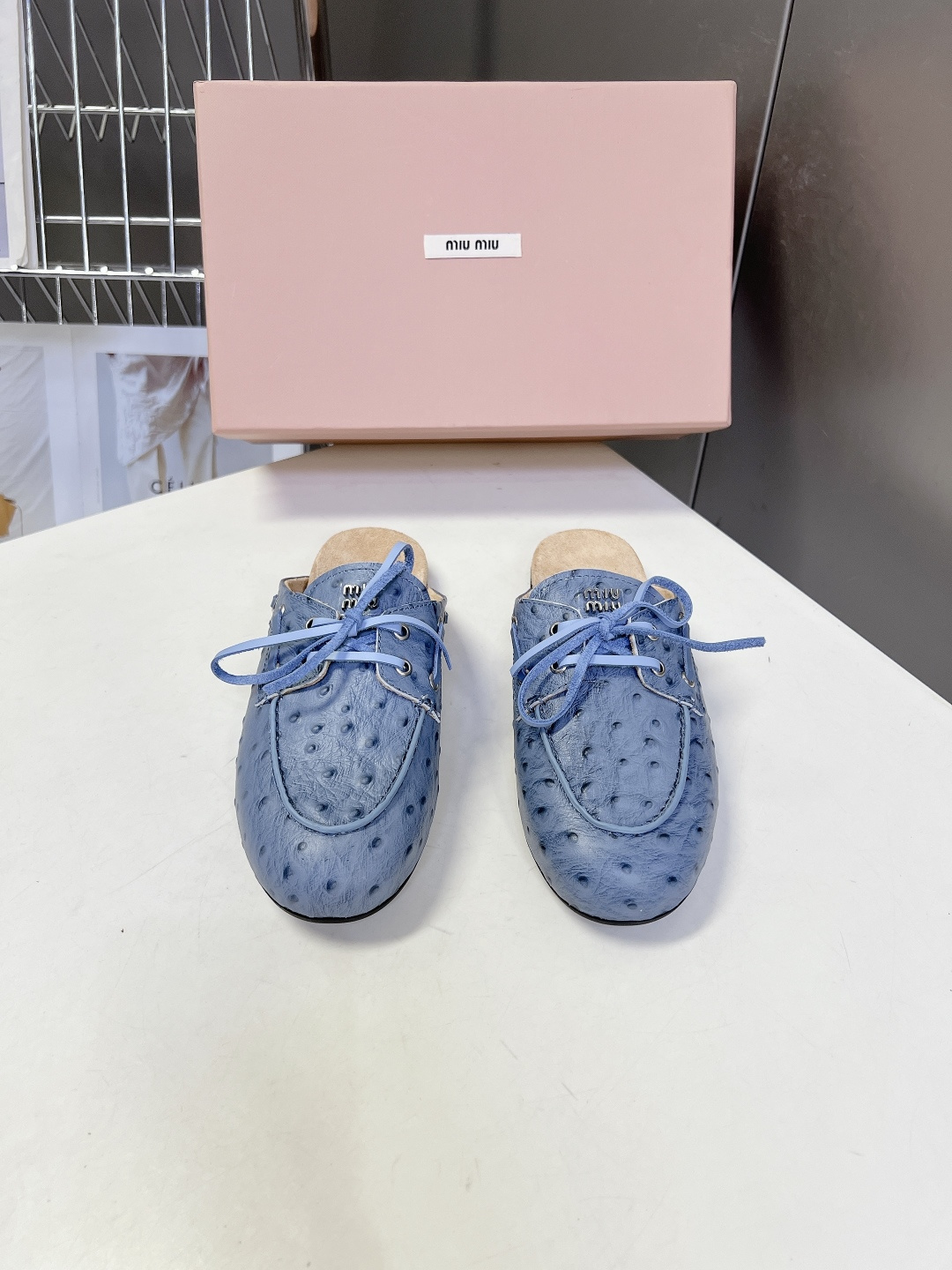 MiuMiu缪缪2026春夏最新款 豆豆鞋                               
