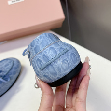 MiuMiu缪缪2026春夏最新款 豆豆鞋 MiuMiu缪缪2026春夏最新款 豆豆鞋