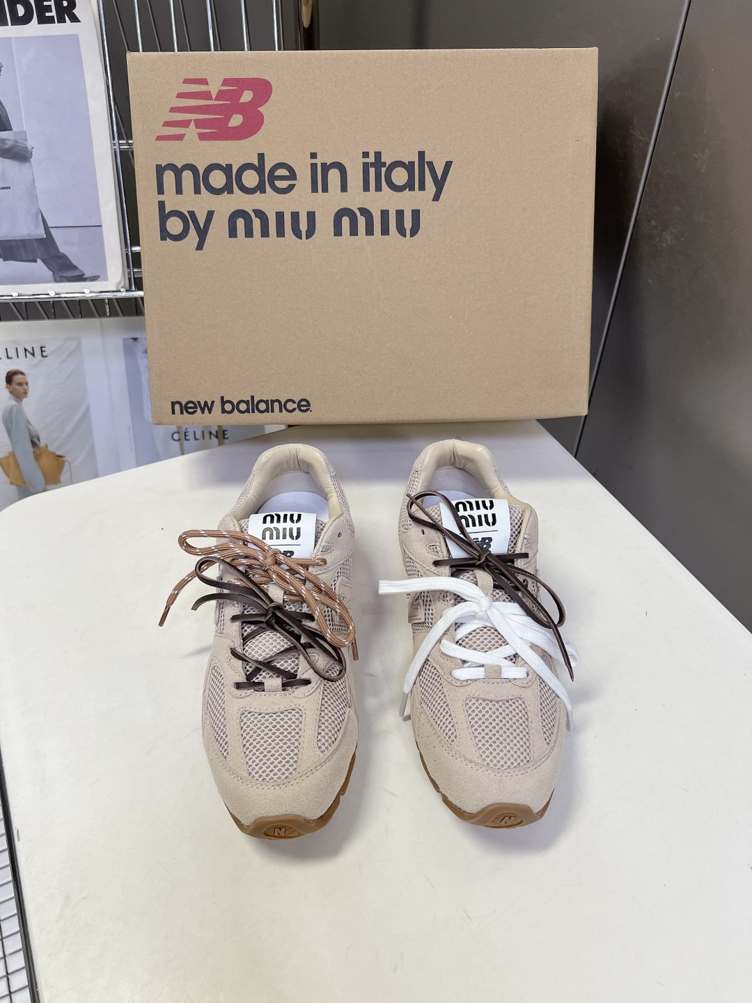 Miu Miu✖️New Balance 联名系列运动鞋、各大品牌都热衷于跨界联名、缪缪这次联名诚意满满