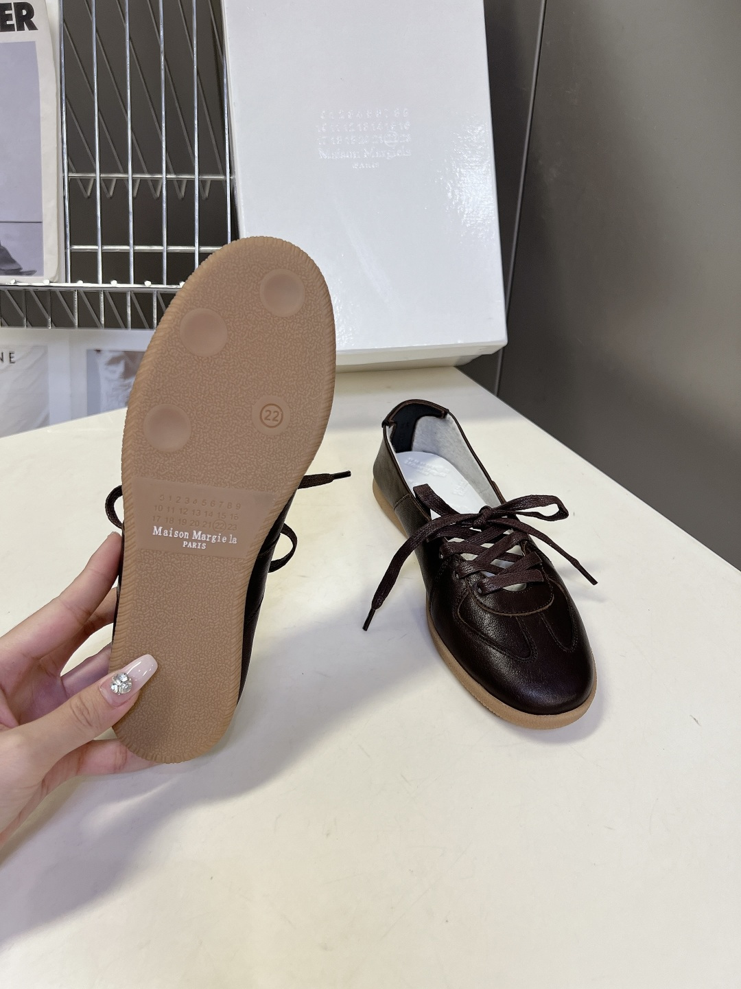 Maison Margiela Replica马吉拉浅口复古德训鞋超多明星网红种草 今年超火的“懒人版德