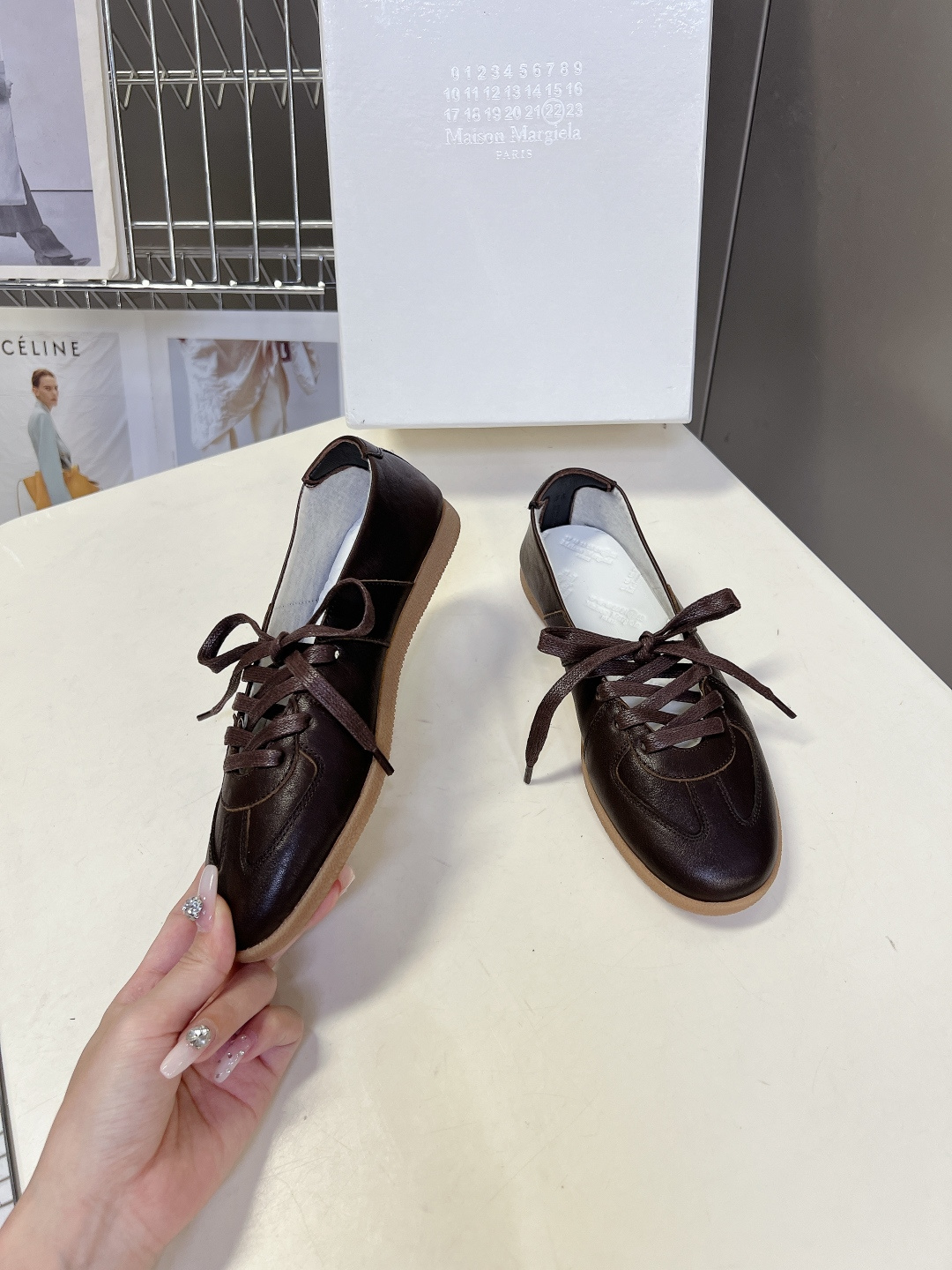 Maison Margiela Replica马吉拉浅口复古德训鞋超多明星网红种草 今年超火的“懒人版德