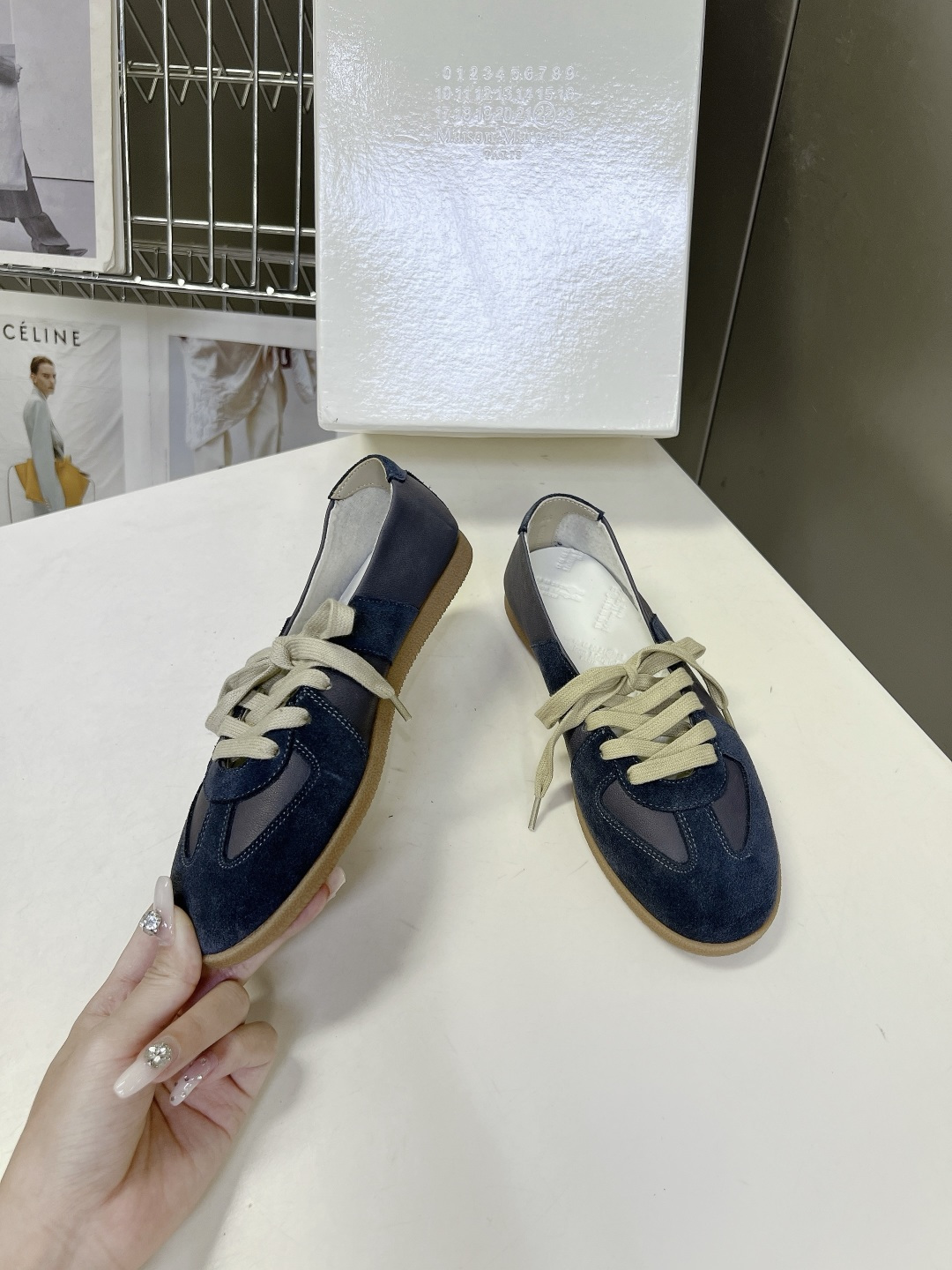 Maison Margiela Replica马吉拉浅口复古德训鞋超多明星网红种草 今年超火的“懒人版德