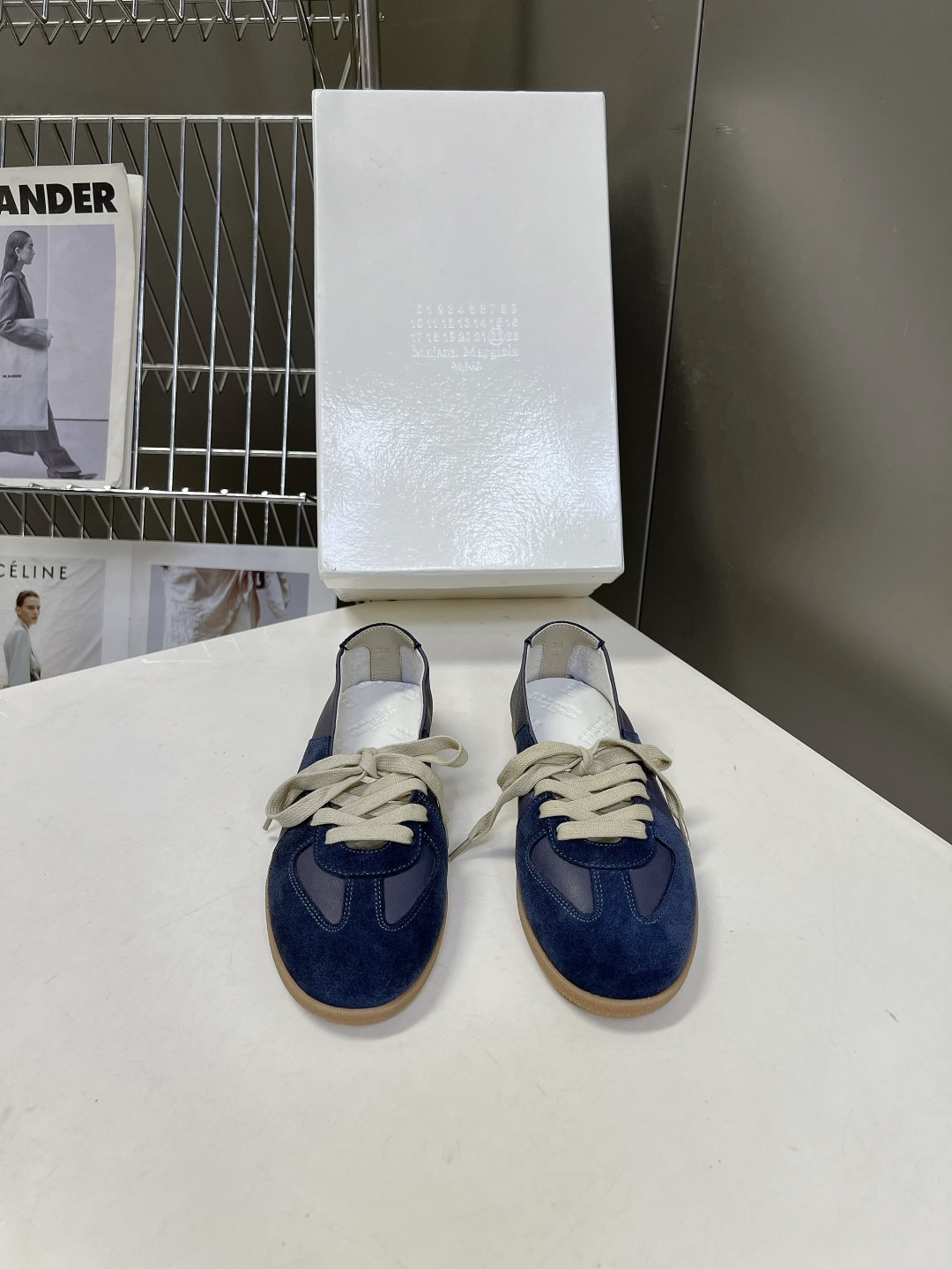 Maison Margiela Replica马吉拉浅口复古德训鞋超多明星网红种草 今年超火的“懒人版德