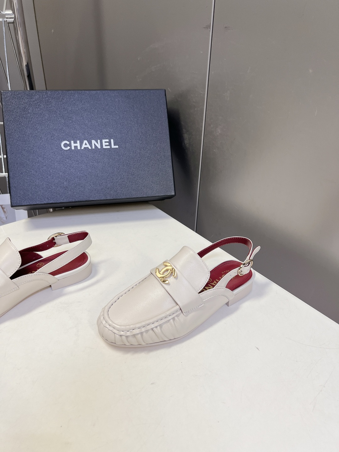 Chanel Style Leather Women's Shoes Women's Shoes Women's Shoes detail image 3 from source 786031