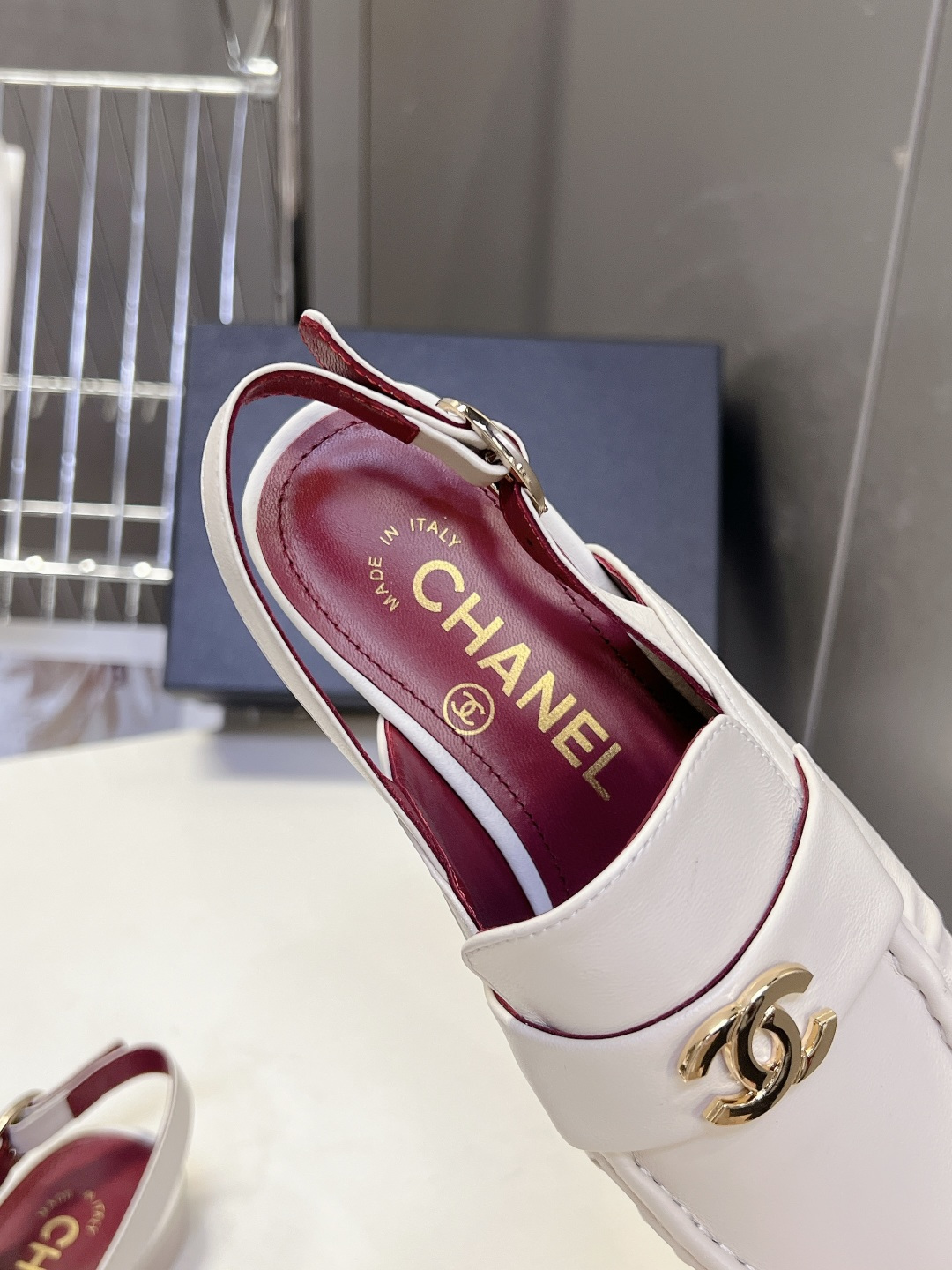 Chanel Style Leather Women's Shoes Women's Shoes Women's Shoes detail image 7 from source 786031