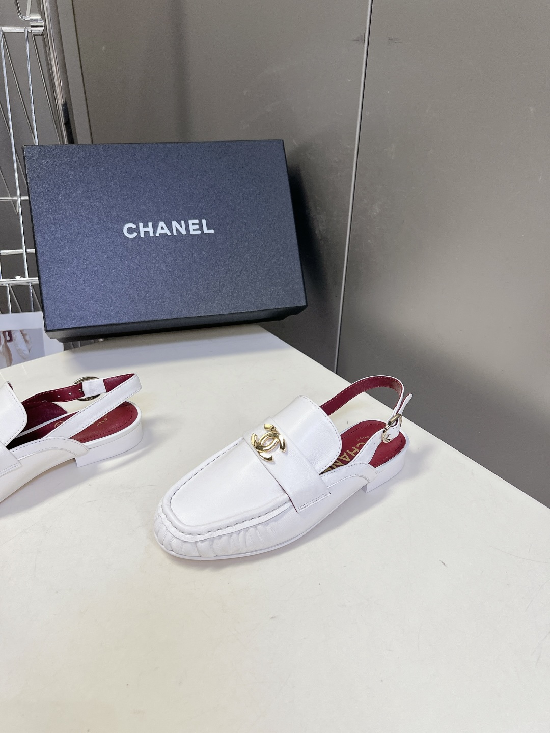 Chanel Style Leather Women's Shoes Women's Shoes Women's Shoes detail image 3 from source 786030