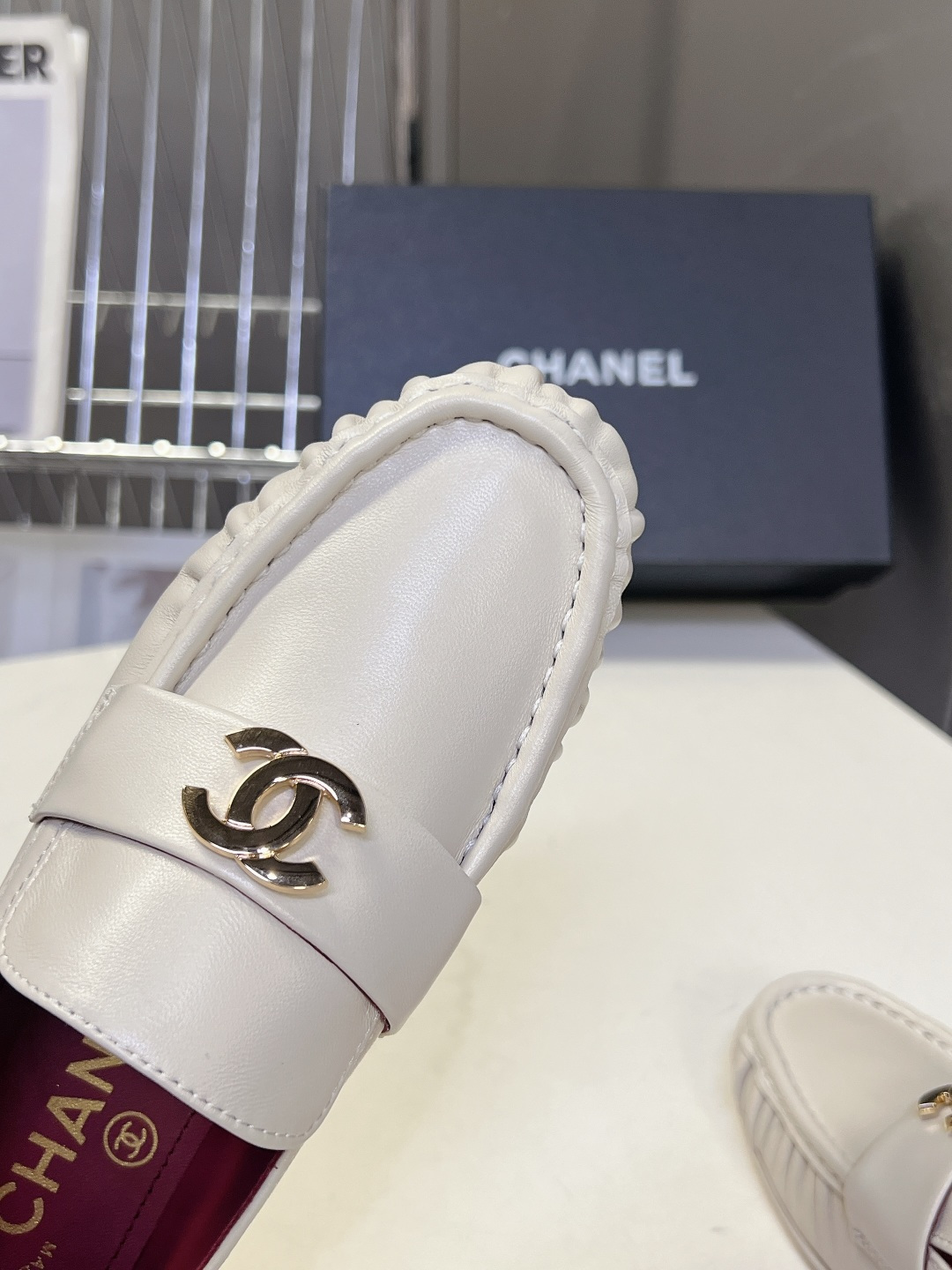 Chanel Style Leather Women's Shoes Women's Shoes Women's Shoes detail image 7 from source 786028
