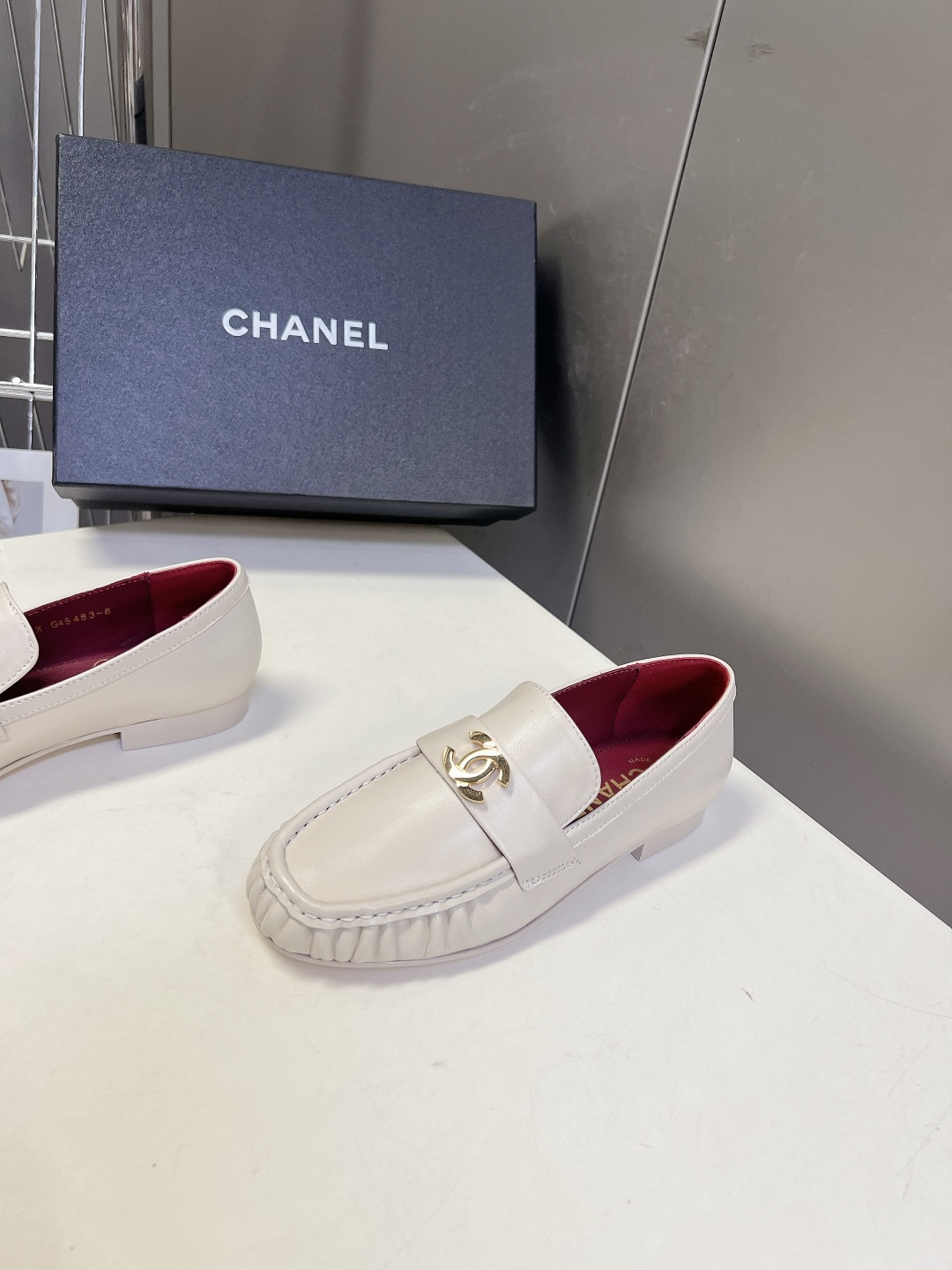 Chanel Style Leather Women's Shoes Women's Shoes Women's Shoes detail image 3 from source 786028