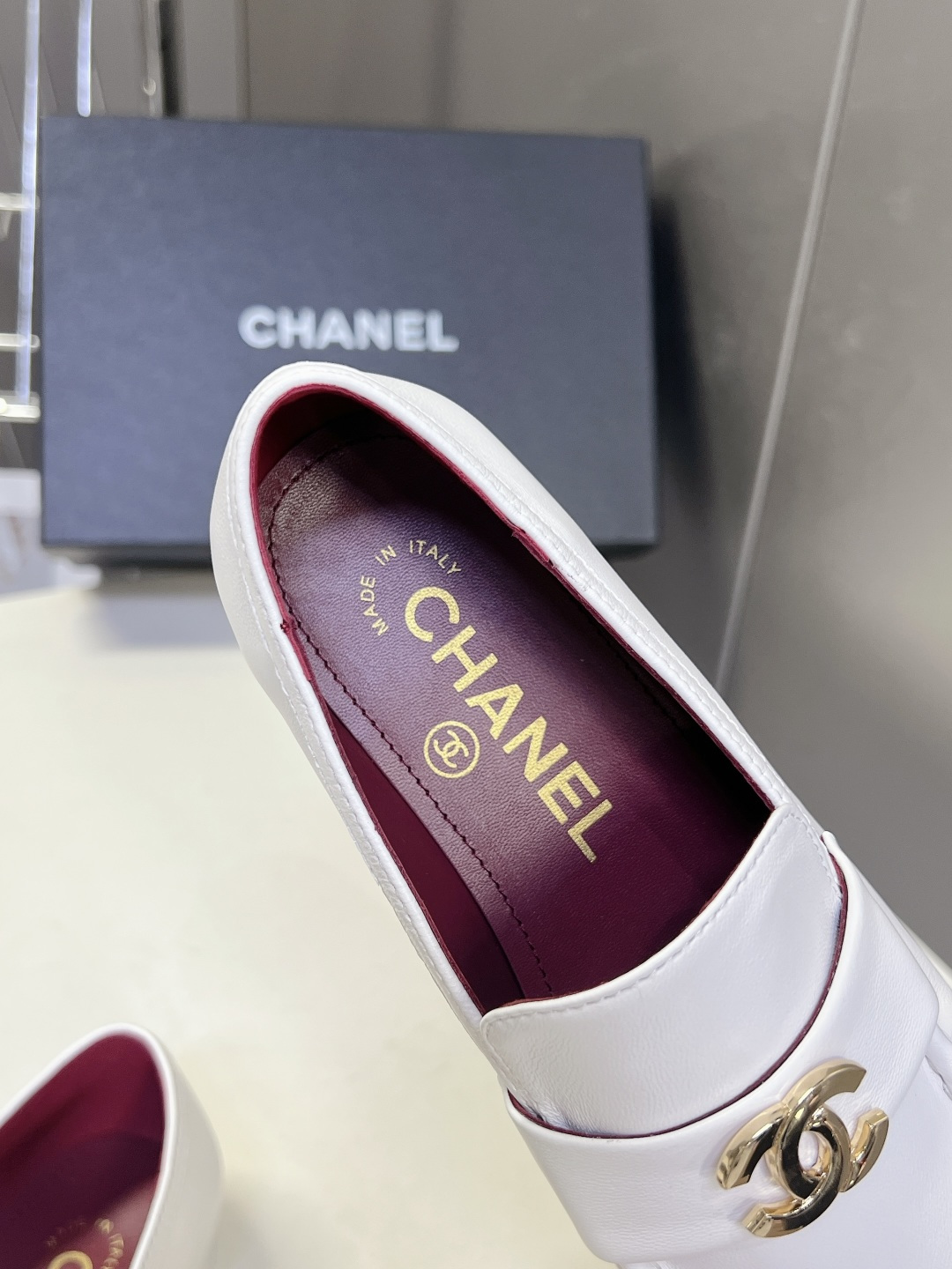 Chanel Style Leather Women's Shoes Women's Shoes Women's Shoes detail image 8 from source 786027