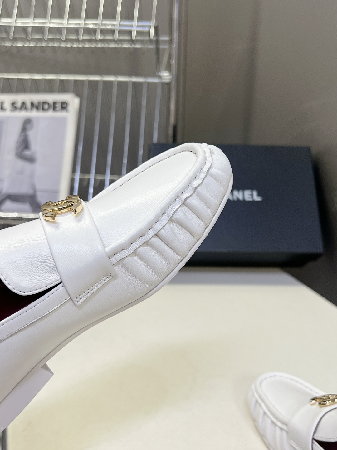Chanel Style Leather Women's Shoes Women's Shoes Women's Shoes detail image 7 from source 786027