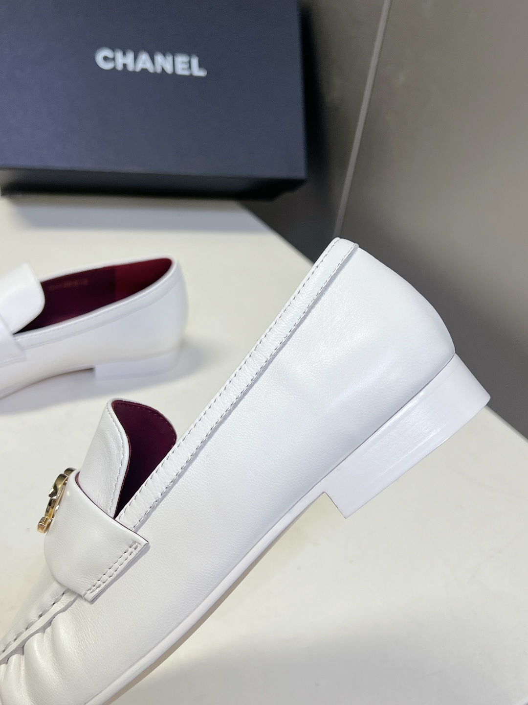 Chanel Style Leather Women's Shoes Women's Shoes Women's Shoes detail image 9 from source 786027