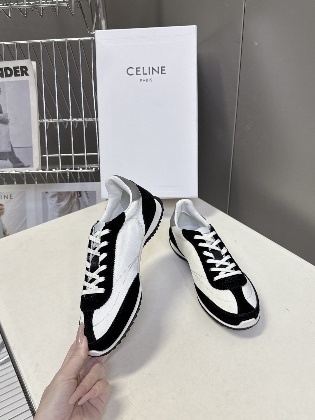 CELINE思琳春夏最新款Racer系列 阿甘鞋 运动鞋                        