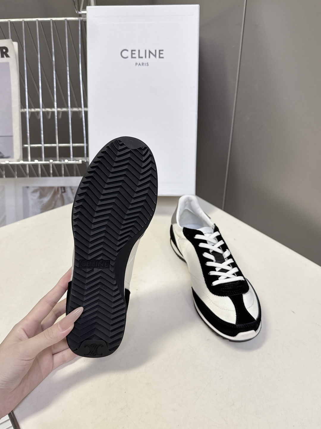 CELINE思琳春夏最新款Racer系列 阿甘鞋 运动鞋                        