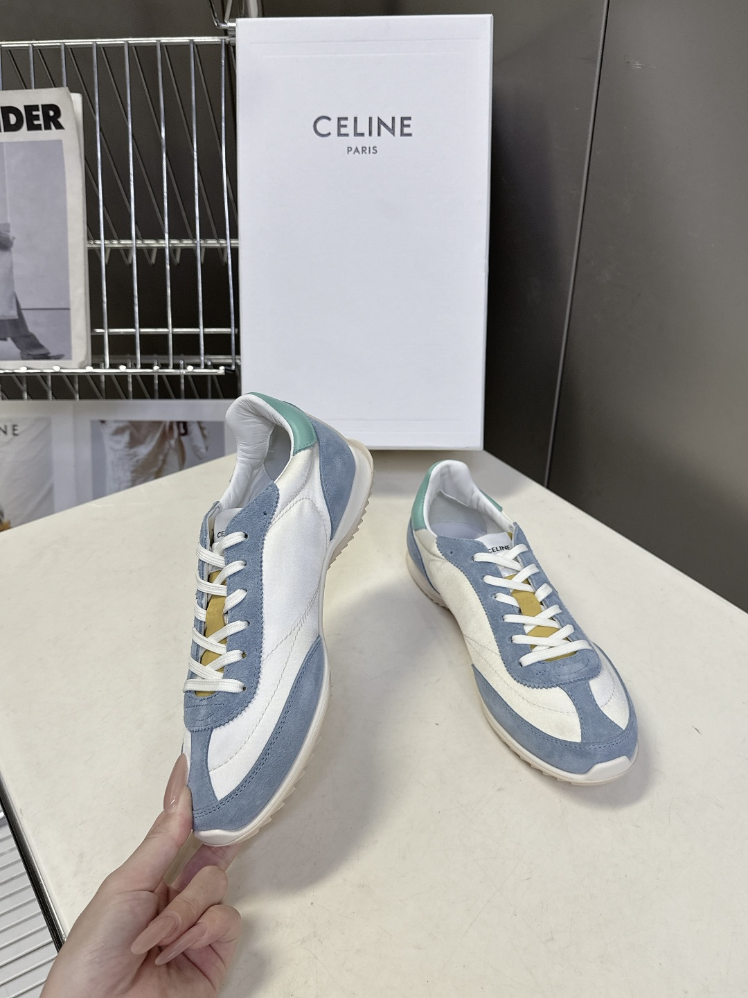CELINE思琳春夏最新款Racer系列 阿甘鞋 运动鞋                        