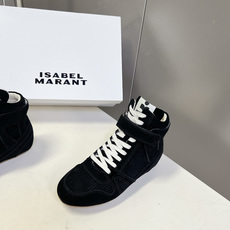 Isabel Marant 伊莎贝尔麂皮内增高魔术贴高帮休闲鞋超多明星网红种草 品牌经典爆款内增高高帮运 Isabel Marant 伊莎贝尔麂皮内增高魔术贴高帮休闲鞋超多明星网红种草 品牌经典爆款内增高高帮运