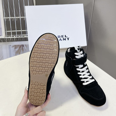 Isabel Marant 伊莎贝尔麂皮内增高魔术贴高帮休闲鞋超多明星网红种草 品牌经典爆款内增高高帮运 Isabel Marant 伊莎贝尔麂皮内增高魔术贴高帮休闲鞋超多明星网红种草 品牌经典爆款内增高高帮运