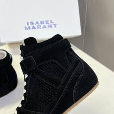Isabel Marant 伊莎贝尔麂皮内增高魔术贴高帮休闲鞋超多明星网红种草 品牌经典爆款内增高高帮运 Isabel Marant 伊莎贝尔麂皮内增高魔术贴高帮休闲鞋超多明星网红种草 品牌经典爆款内增高高帮运
