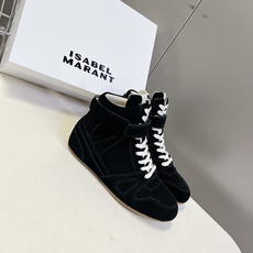 Isabel Marant 伊莎贝尔麂皮内增高魔术贴高帮休闲鞋超多明星网红种草 品牌经典爆款内增高高帮运 Isabel Marant 伊莎贝尔麂皮内增高魔术贴高帮休闲鞋超多明星网红种草 品牌经典爆款内增高高帮运