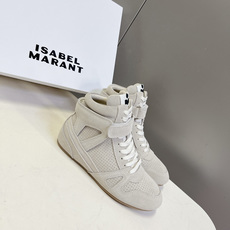 Isabel Marant 伊莎贝尔麂皮内增高魔术贴高帮休闲鞋超多明星网红种草 品牌经典爆款内增高高帮运 Isabel Marant 伊莎贝尔麂皮内增高魔术贴高帮休闲鞋超多明星网红种草 品牌经典爆款内增高高帮运