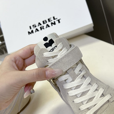 Isabel Marant 伊莎贝尔麂皮内增高魔术贴高帮休闲鞋超多明星网红种草 品牌经典爆款内增高高帮运 Isabel Marant 伊莎贝尔麂皮内增高魔术贴高帮休闲鞋超多明星网红种草 品牌经典爆款内增高高帮运