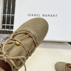 Isabel Marant伊莎贝尔民族风彩珠绑带堆堆平底短靴超多明星网红种草 法式波西米亚度假风平底堆堆 Isabel Marant伊莎贝尔民族风彩珠绑带堆堆平底短靴超多明星网红种草 法式波西米亚度假风平底堆堆