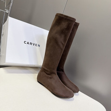 CARVEN秋冬最新款极简风弹力平底高筒瘦瘦靴 超多明星网红种草 属于CARVEN法式极简秋冬主力靴款 延续中筒靴同款中 CARVEN秋冬最新款极简风弹力平底高筒瘦瘦靴 超多明星网红种草 属于CARVEN法式极简秋冬主力靴款 延续中筒靴同款中