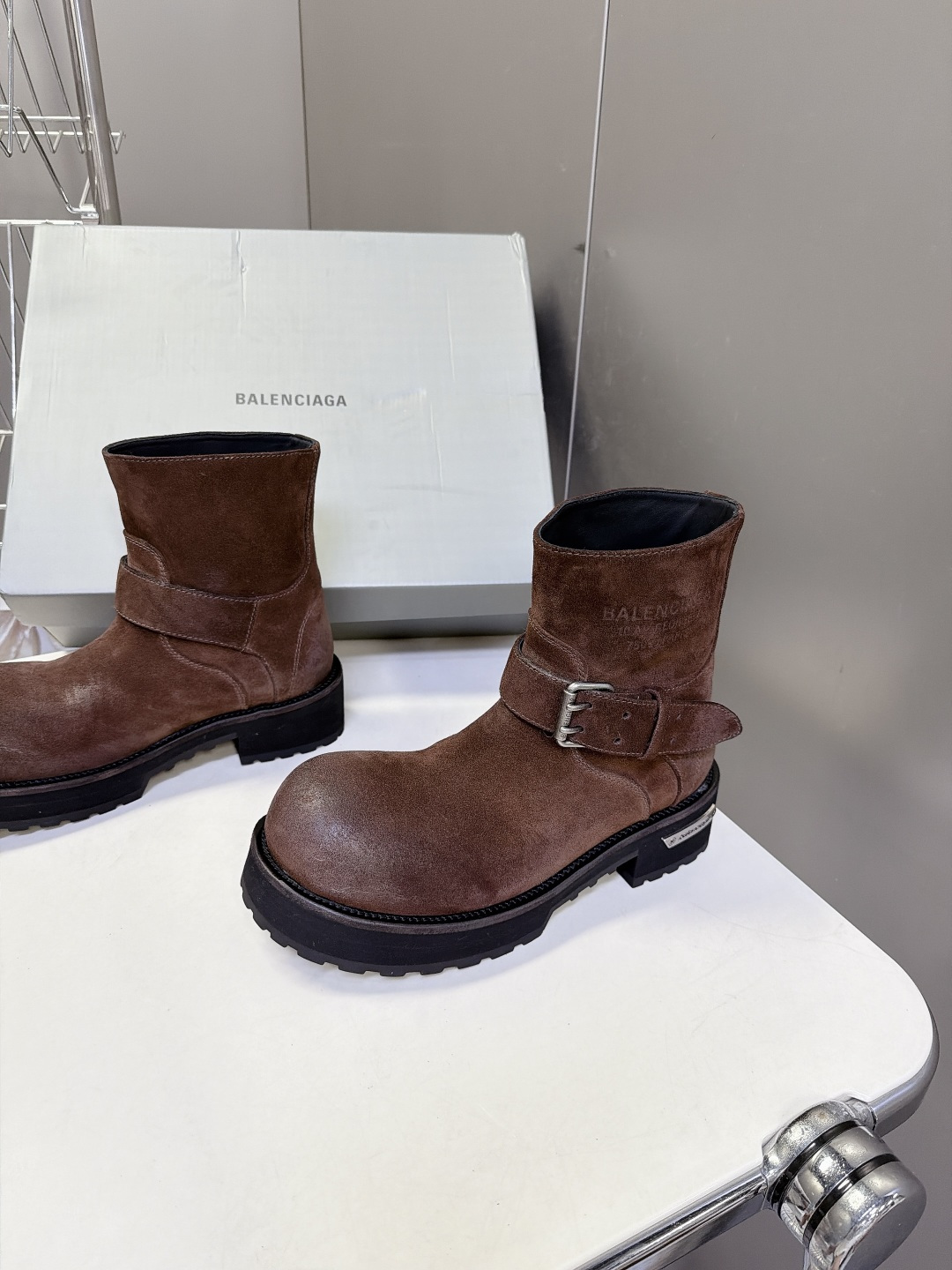 男➕20 Balenciaga巴黎世家Venom Engineer Boot情侣款毒液工程师短靴 超多明星网红种草 原版