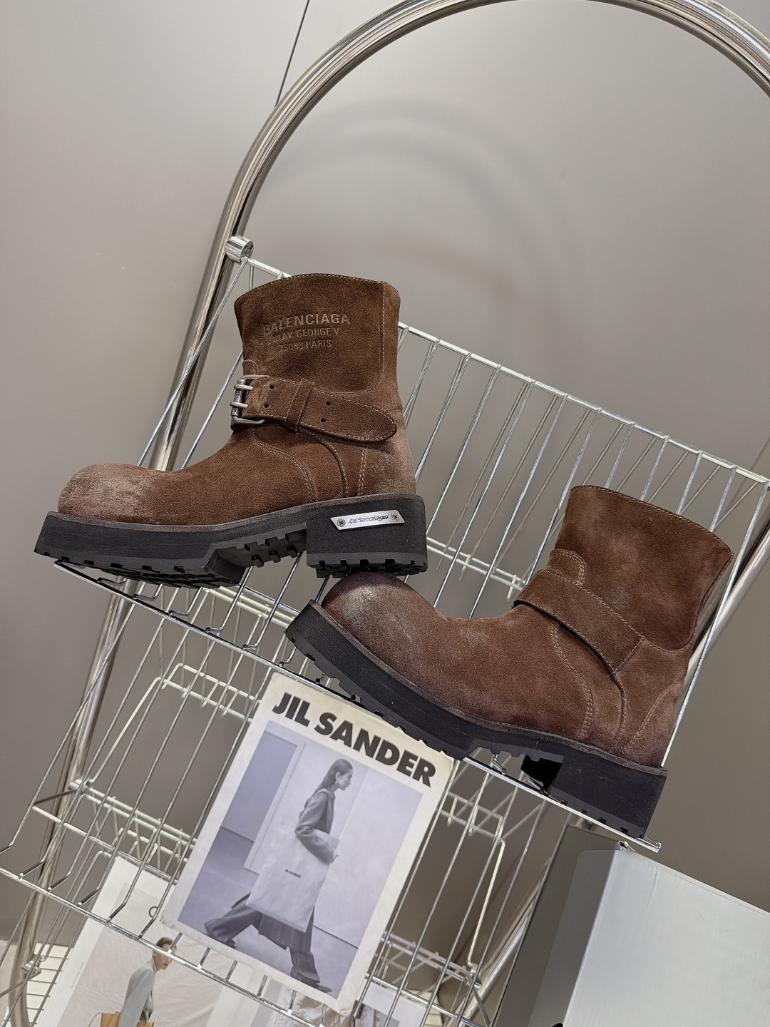 男➕20 Balenciaga巴黎世家Venom Engineer Boot情侣款毒液工程师短靴 超多明星网红种草 原版