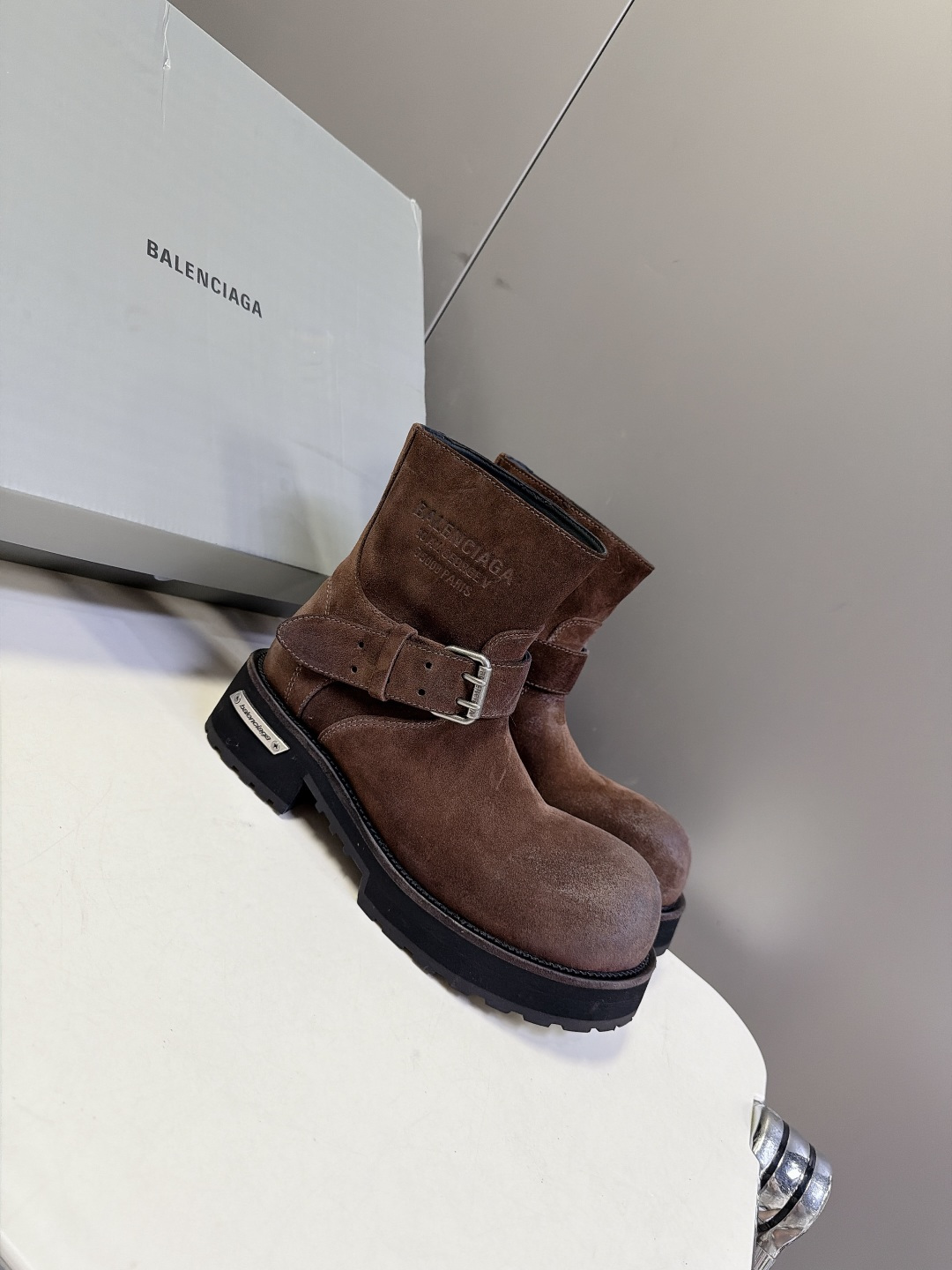 男➕20 Balenciaga巴黎世家Venom Engineer Boot情侣款毒液工程师短靴 超多明星网红种草 原版