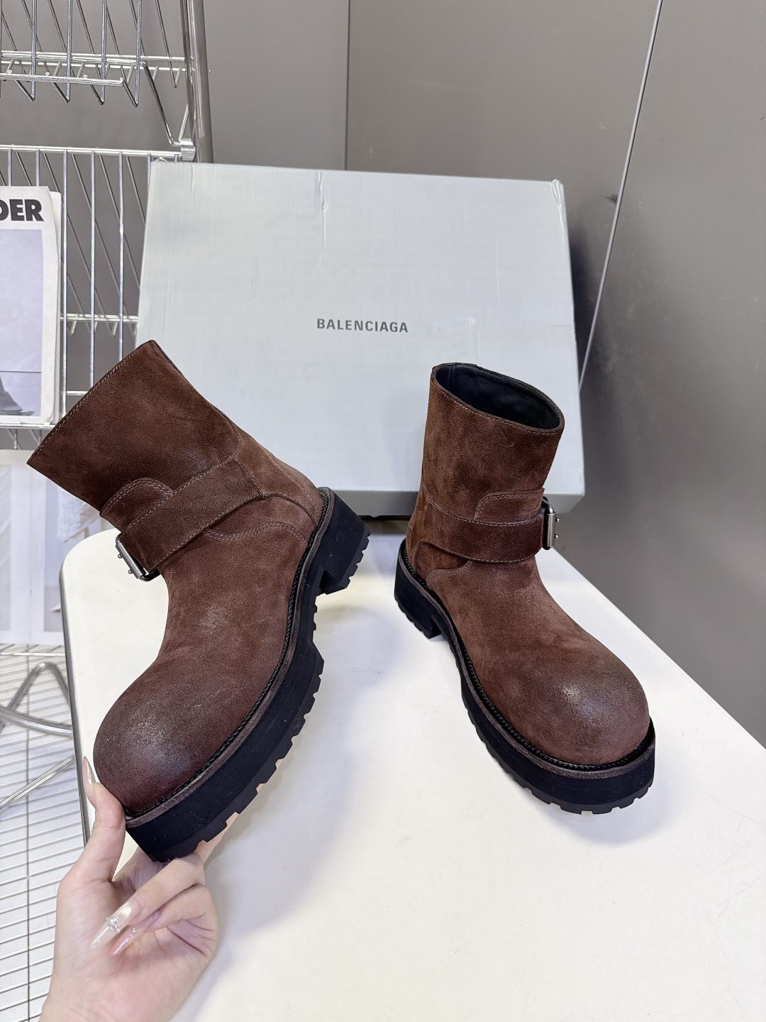 男➕20 Balenciaga巴黎世家Venom Engineer Boot情侣款毒液工程师短靴 超多明星网红种草 原版